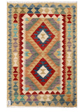 Maimana Afghanistan Kilim Rug - 127 x 84 cm - Handmade
