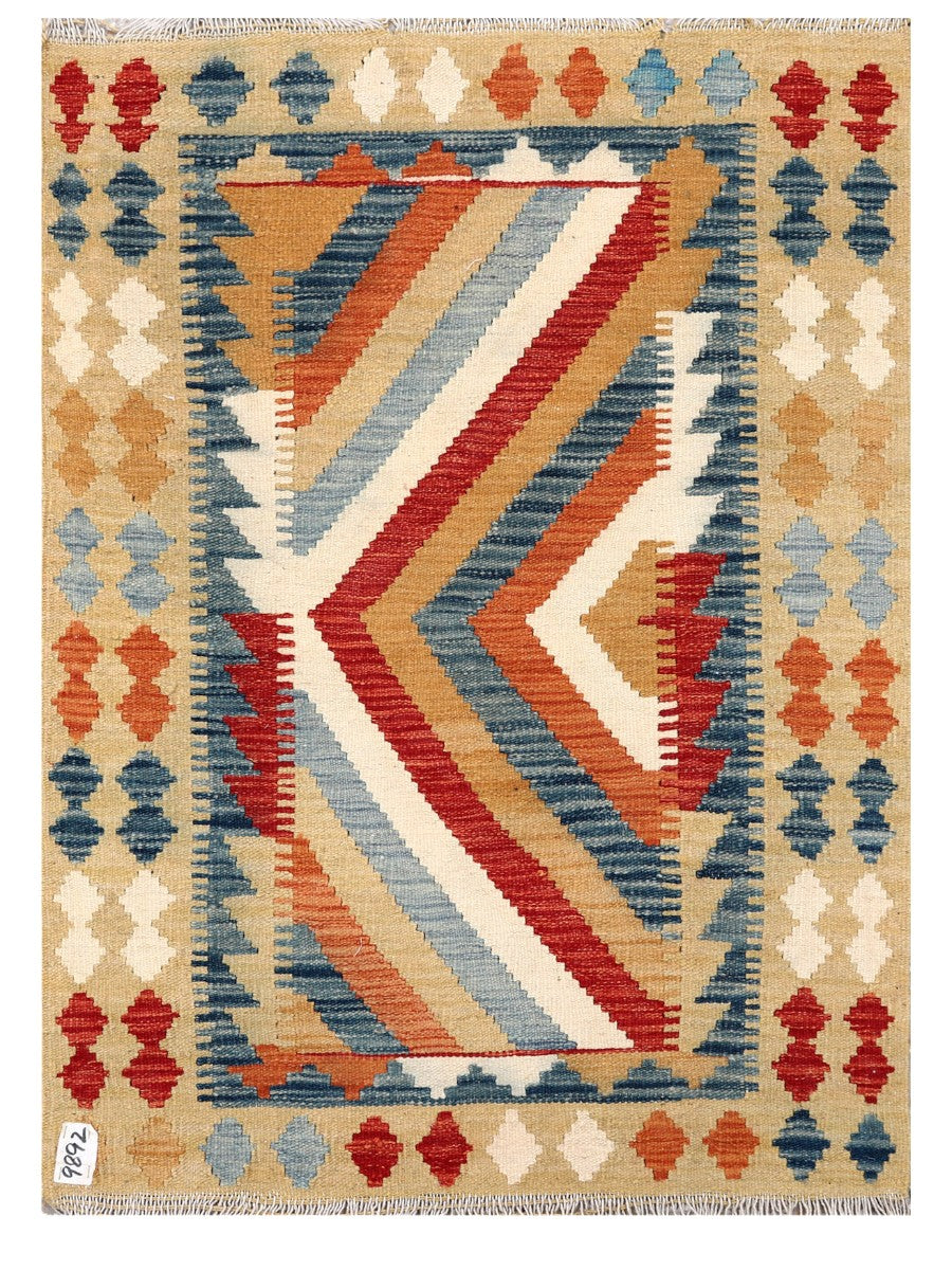 Maimana Afghanistan Kilim Rug - 117 x 85 cm - Handmade