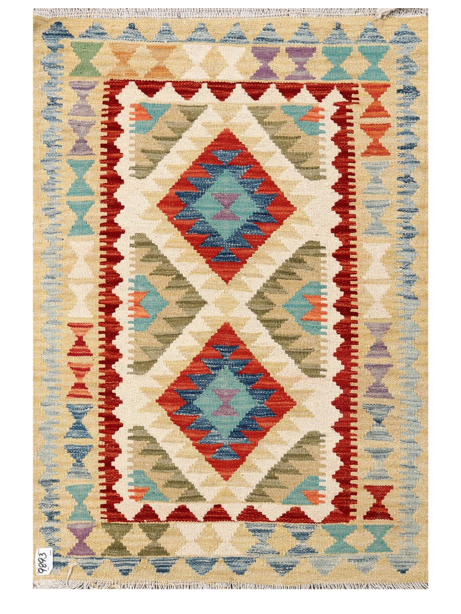 Maimana Afghanistan Kilim Rug - 125 x 85 cm - Handmade