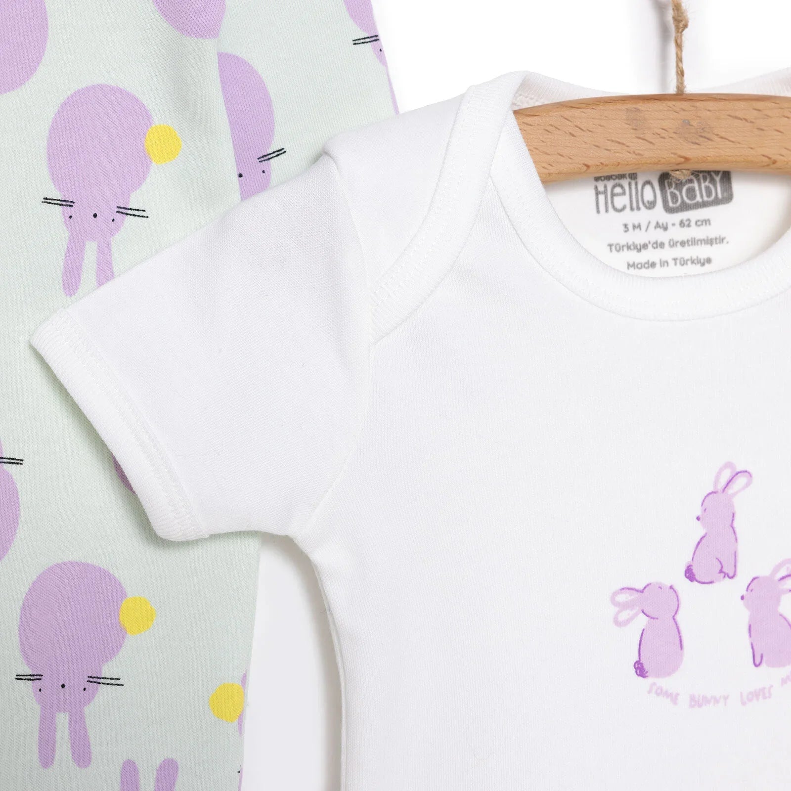 HelloBaby Newborn Baby Cute Elephant Jumpsuit - Ecru