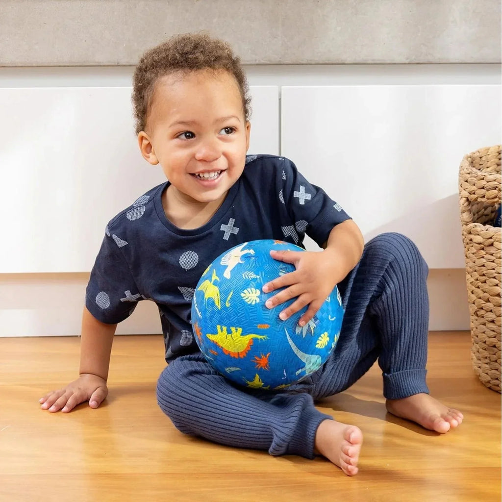 Wheely Bug Crocodile Creek 5" Playball - Dinosaur Blue