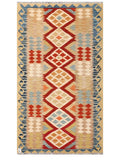 Maimana Afghanistan Kilim Rug - 188 x 106 cm - Handmade