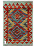 Maimana Afghanistan Kilim Rug - 84 x 54 cm - Handmade