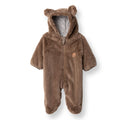 Midimod Newborn Welsoft Footed Jumpsuit - Brown