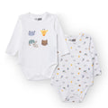 HelloBaby Long Sleeve Body 2 Pack - Ecru
