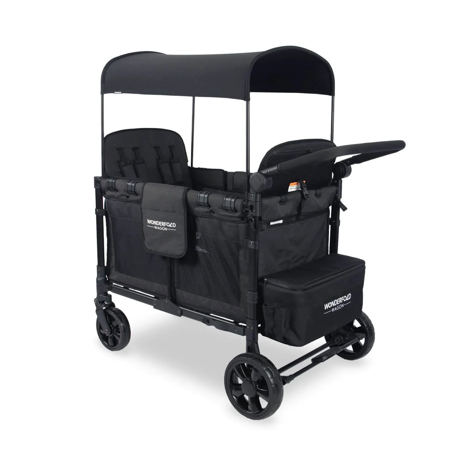 Wonderfold Wagon W4 Elite Quad Stroller Wagon - Volcanic Black