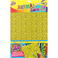 Children's Pack of 15 Fun A4 Animal Print Craft Card Sheets