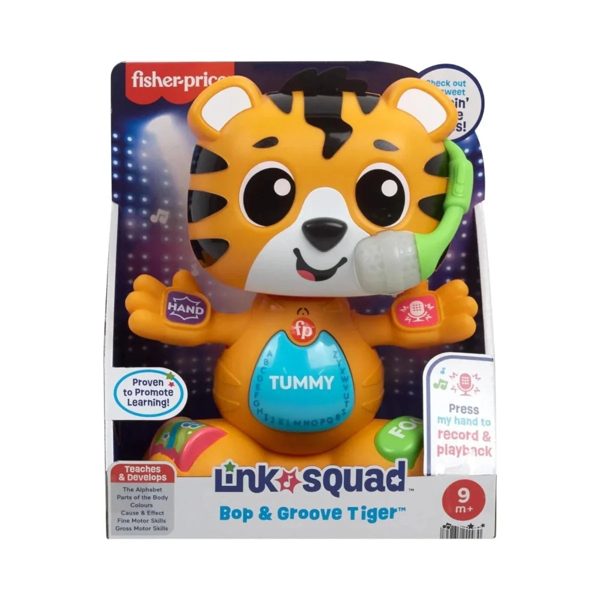 Fisher-Price Link Squad Bop & Groove Tiger