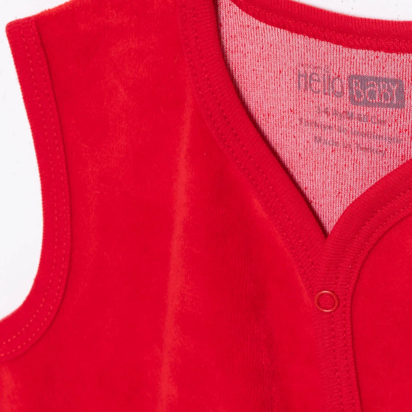 HelloBaby My First Christmas Unisex Newborn Vest - Red