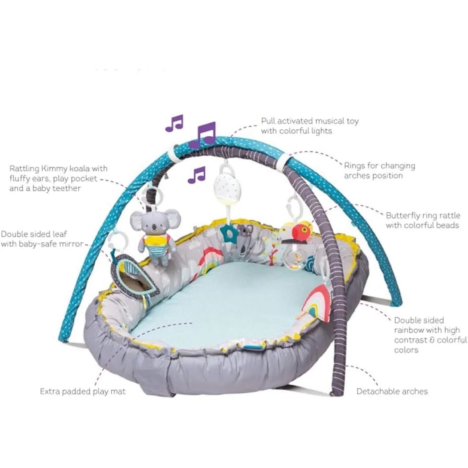 Taf Toys Koala Musical Cosy Gym