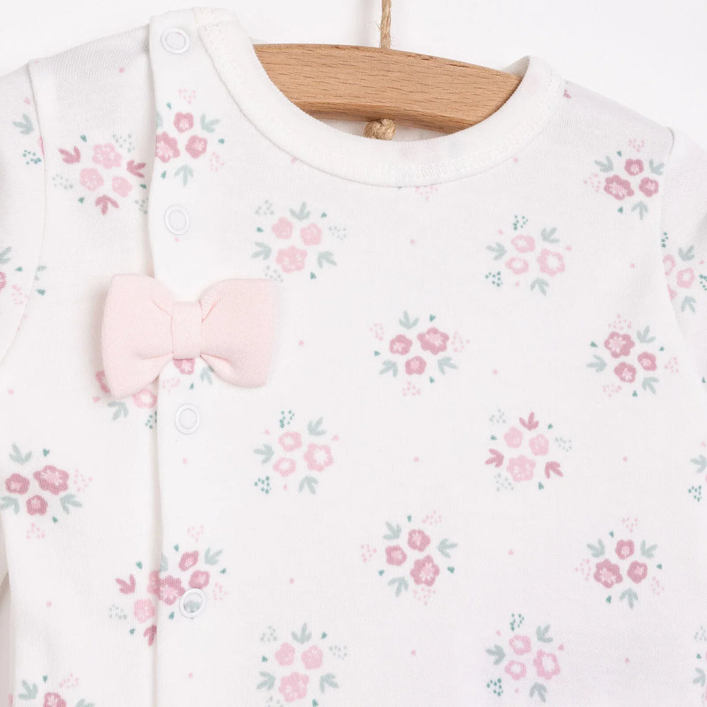 Bebetto Flowers Girl 5 Piece Newborn Set - Salmon