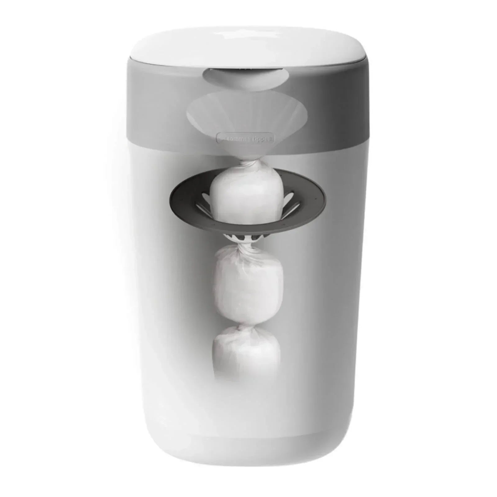Tomme Tippee Twist & Click Nappy Disposal Tub - White - Bobobiy
