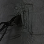 Inflatable ghost accessory attachment loop and stitched ground cloth pocket