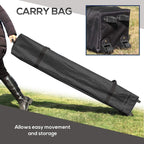 Black carry bag for pop-up gazebo tent with handle and storage straps