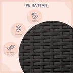 Close-up of grey woven PE rattan texture for elevated dog bed