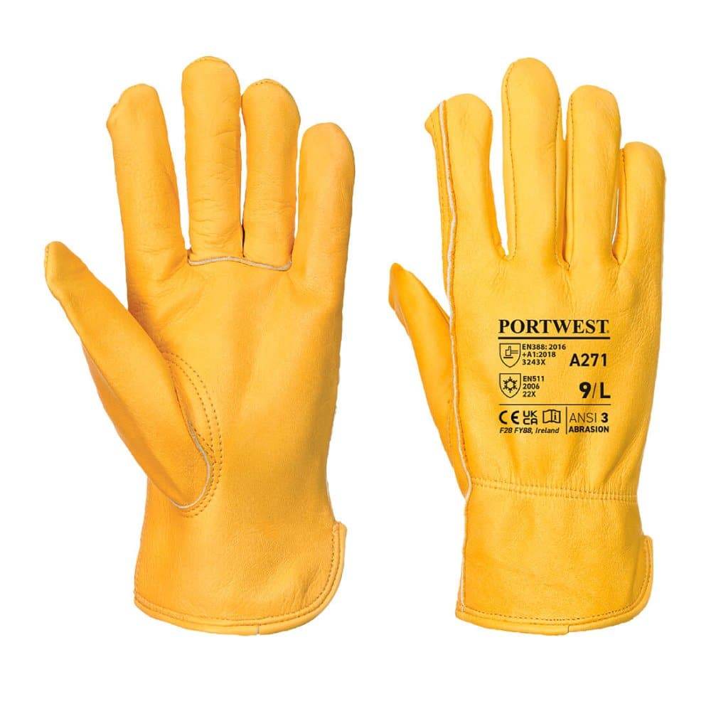 Portwest A271 Lined Driver Gloves