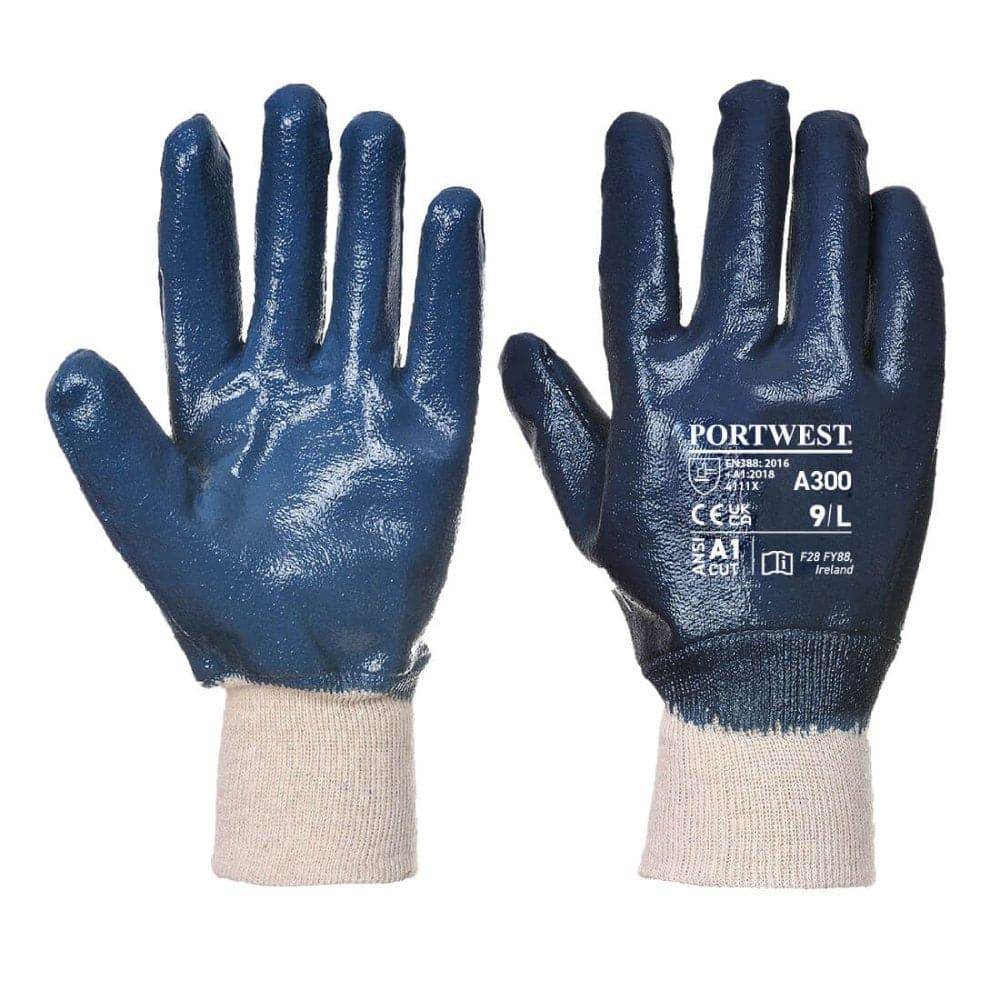 Portwest A300 Nitrile Knitwrist Gloves