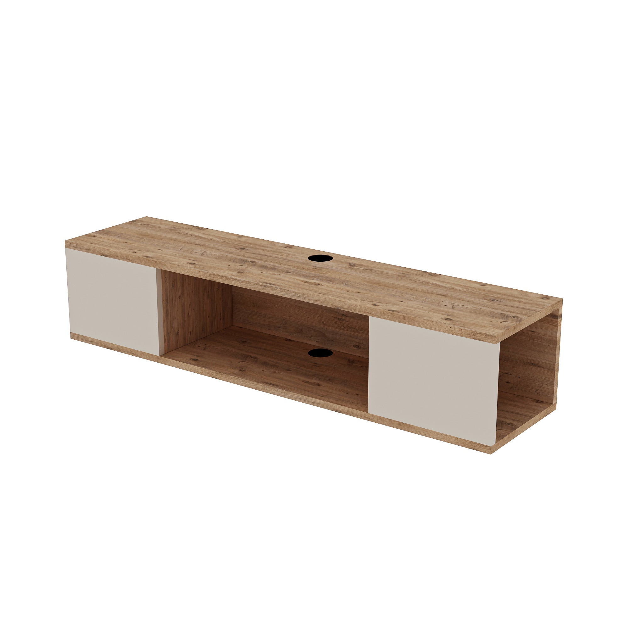 Alfie Floating TV Stand with Shelves