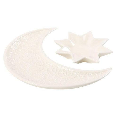 Crescent Moon and Star Trinket Dishes