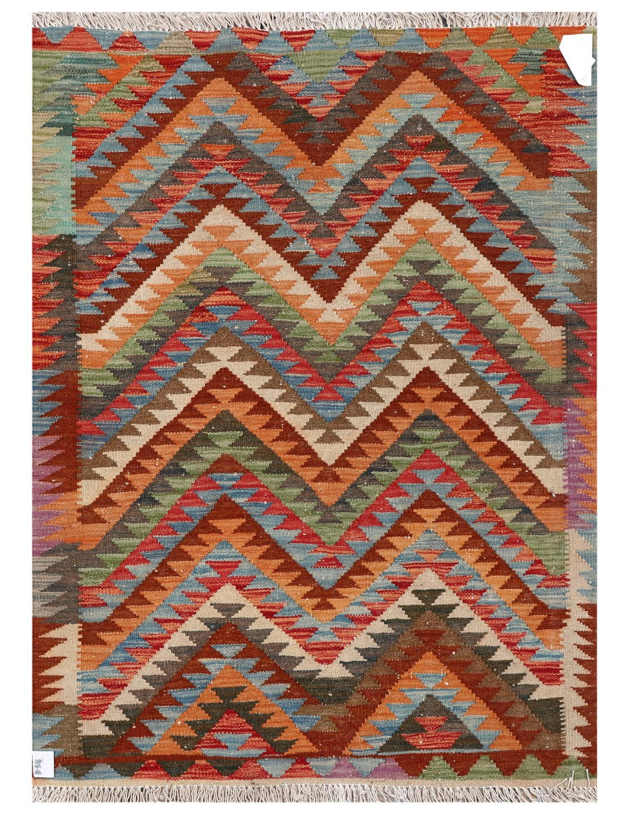Maimana Afghanistan Kilim Rug - 140 x98 cm - Handmade