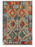 Maimana Afghanistan Kilim Rug - 149 x101 cm - Handmade