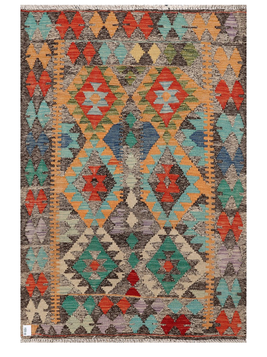 Maimana Afghanistan Kilim Rug - 149 x101 cm - Handmade