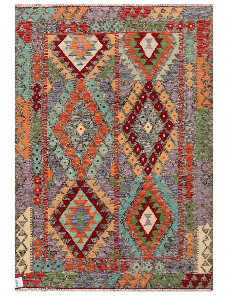 Maimana Afghanistan Kilim Rug - 149 x103 cm - Handmade