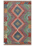 Maimana Afghanistan Kilim Rug - 157 x98 cm - Handmade