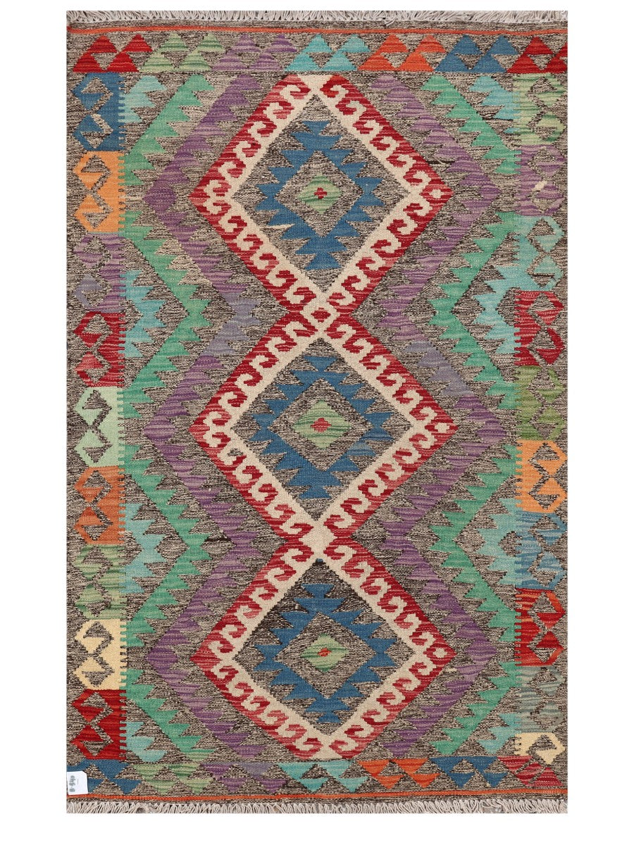 Maimana Afghanistan Kilim Rug - 157 x98 cm - Handmade