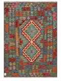 Maimana Afghanistan Kilim Rug - 144 x100 cm - Handmade