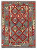 Maimana Afghanistan Kilim Rug - 136 x100 cm - Handmade