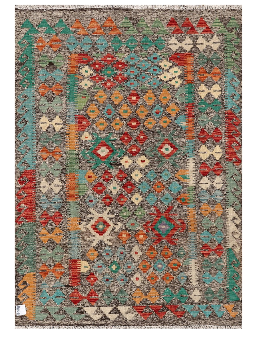 Maimana Afghanistan Kilim Rug - 148 x104 cm - Handmade