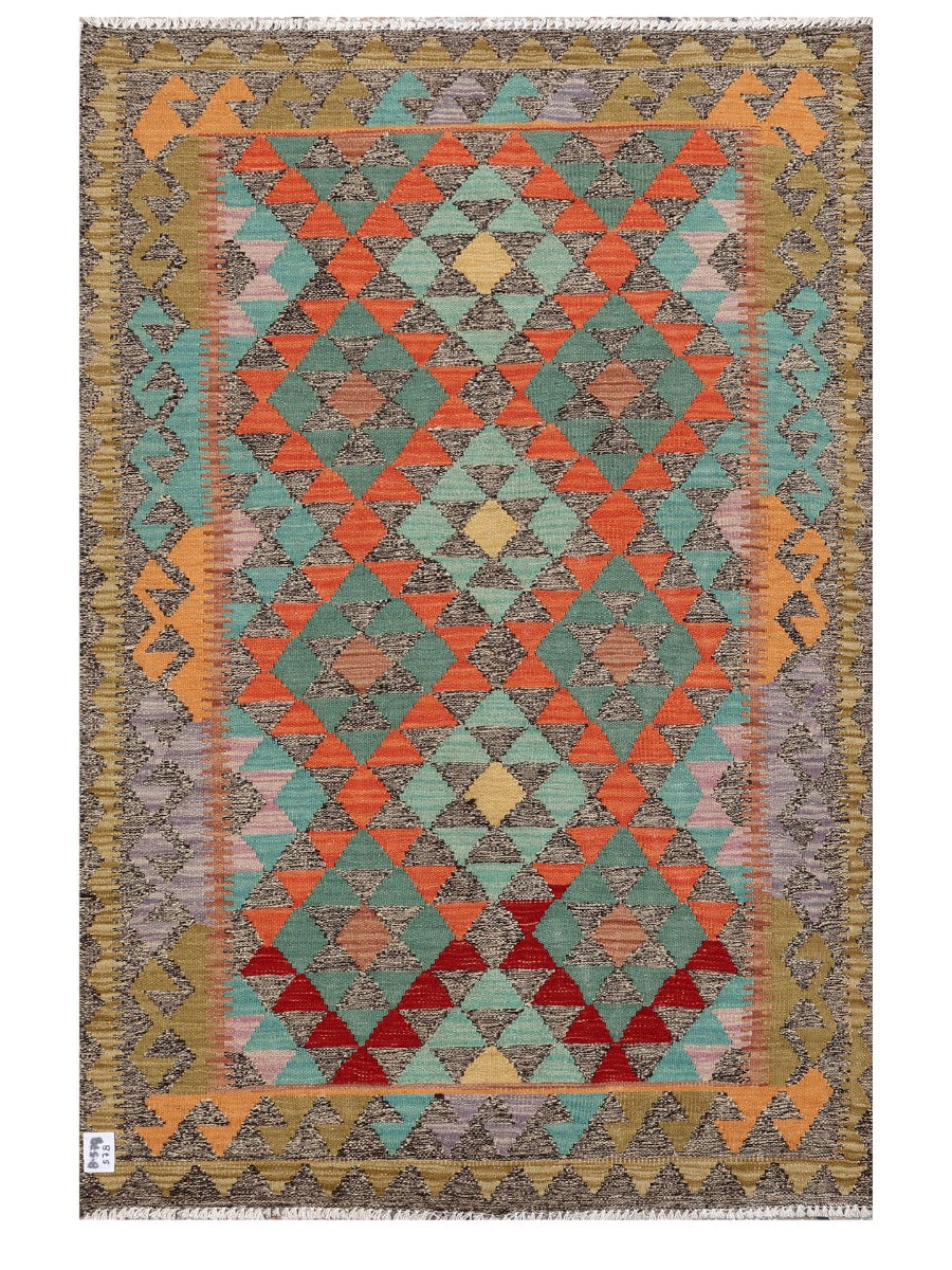 Maimana Afghanistan Kilim Rug - 147 x97 cm - Handmade