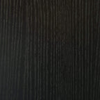 Black woodgrain textured finish panel for wardrobe frame