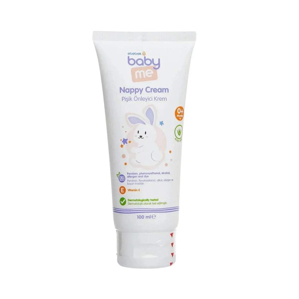 Baby me nappy rash cream tube with bunny graphic, white tube, 100 ml