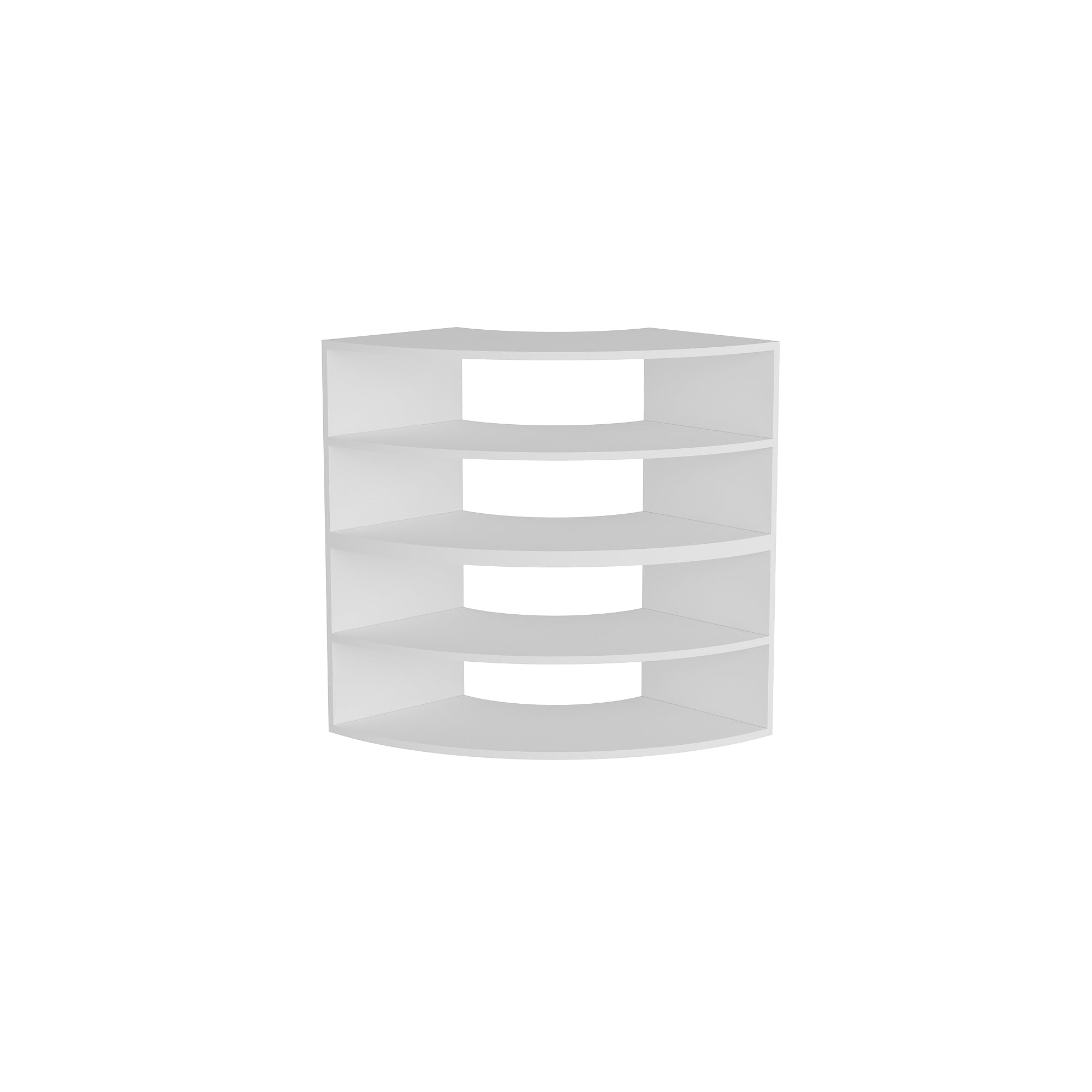 Melitta Corner TV Stand with Shelving Unit