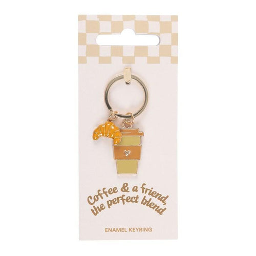 Coffee and a Friend Keyring
