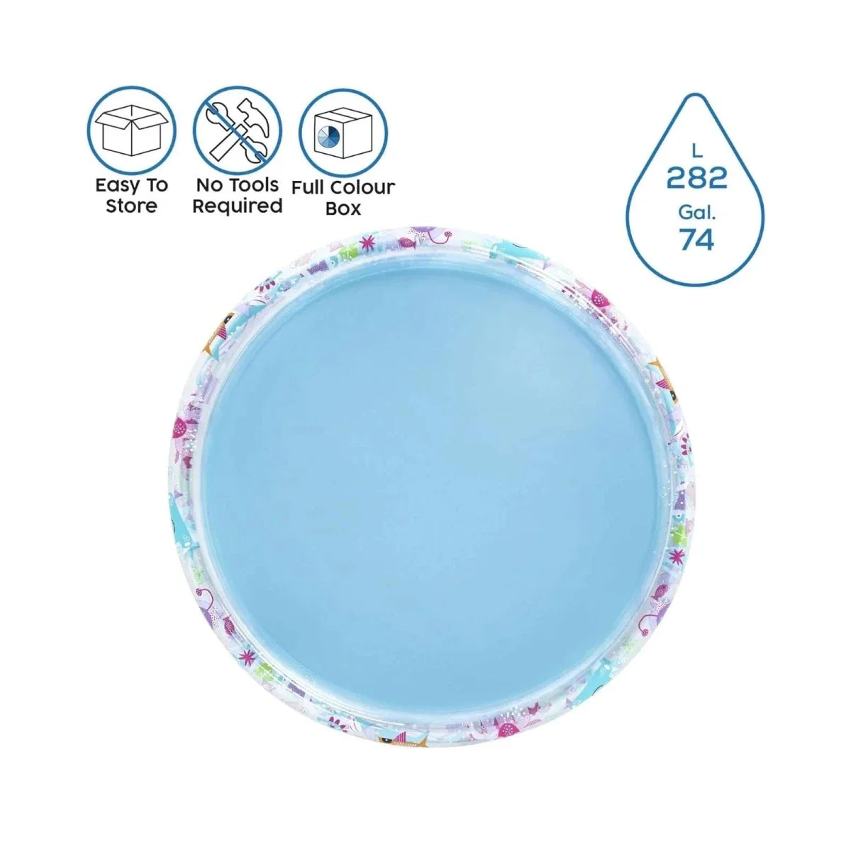 Bestway 60" x 12" Deep Dive 3 Ring Pool