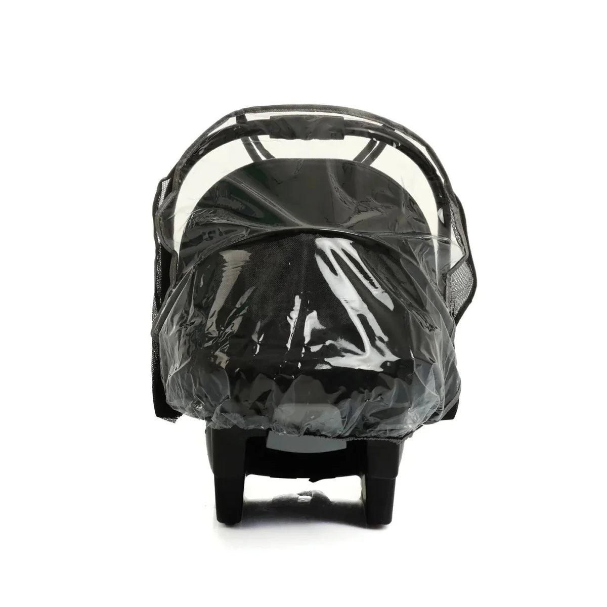baby plus baby carrier rain cover with arched handle and transparent plastic cover