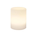RGB cylinder lamp with frosted white glow