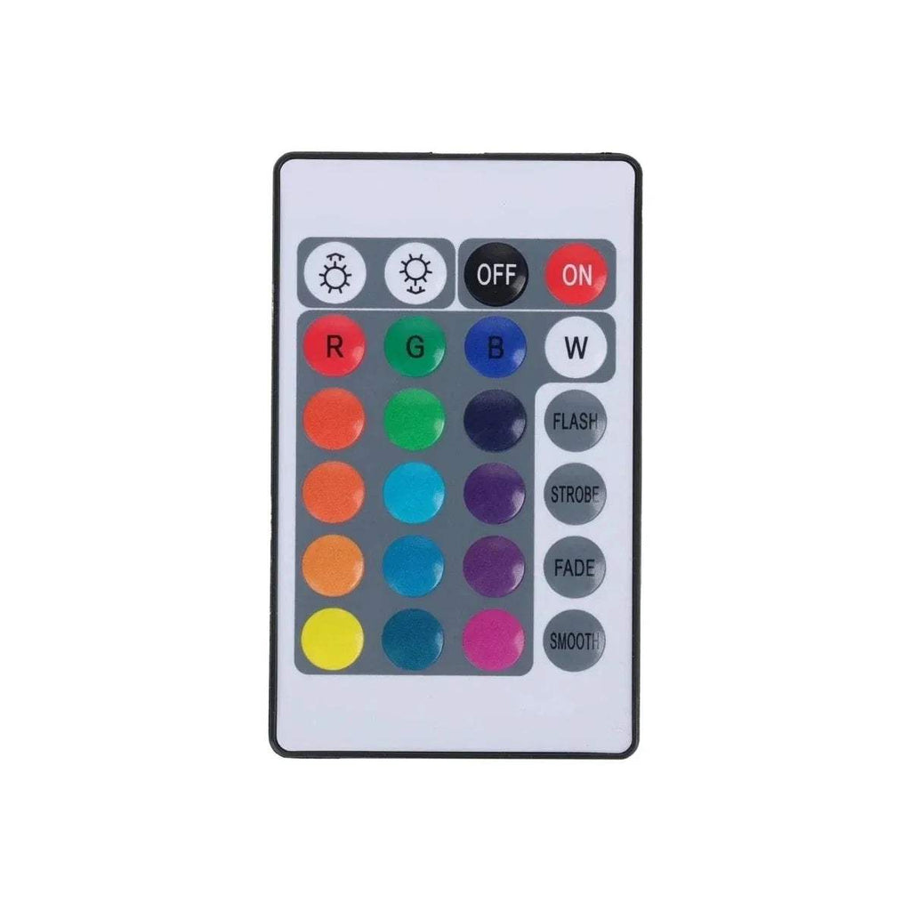 RGB lamp remote control with color and mode buttons