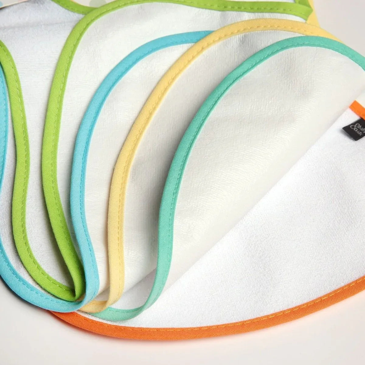 baby me Fluid Proof Baby Feeding Bib Pack of 5 - Bobobiy