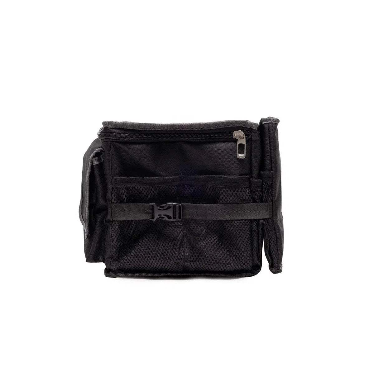 baby plus thermal organizer bag front view with organizer dividers and mesh pocket