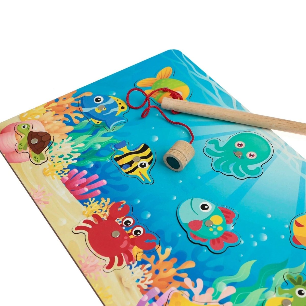 baby toys Wooden Fishing Game