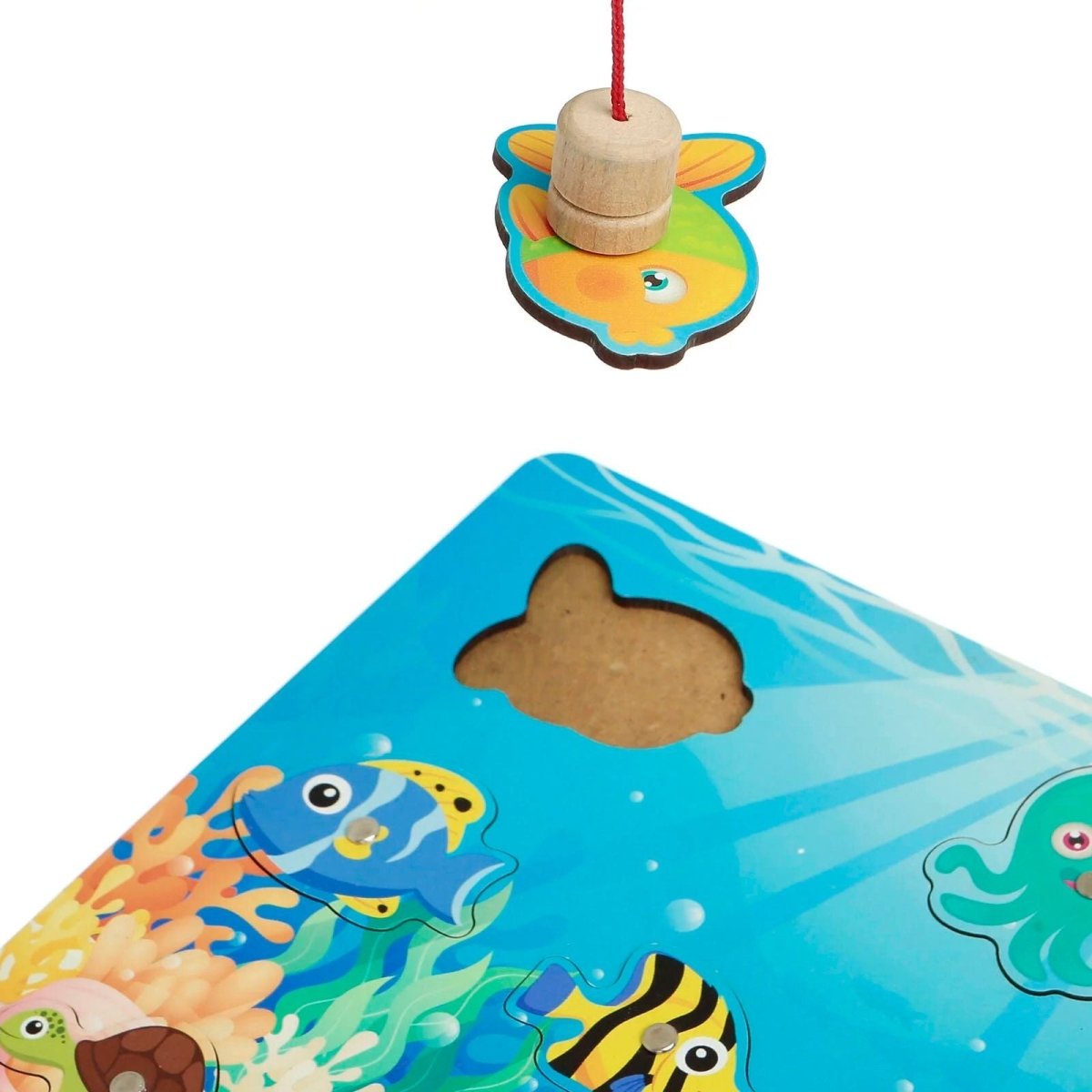 baby toys Wooden Fishing Game