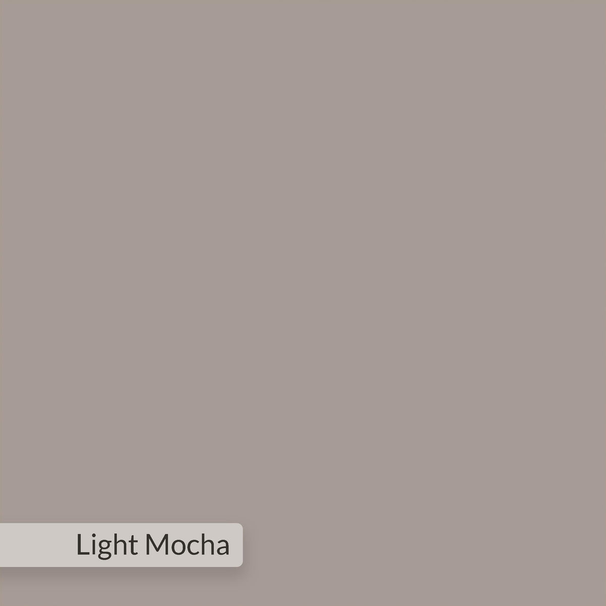 Light Mocha shoe storage bench finish sample in warm brown woodgrain