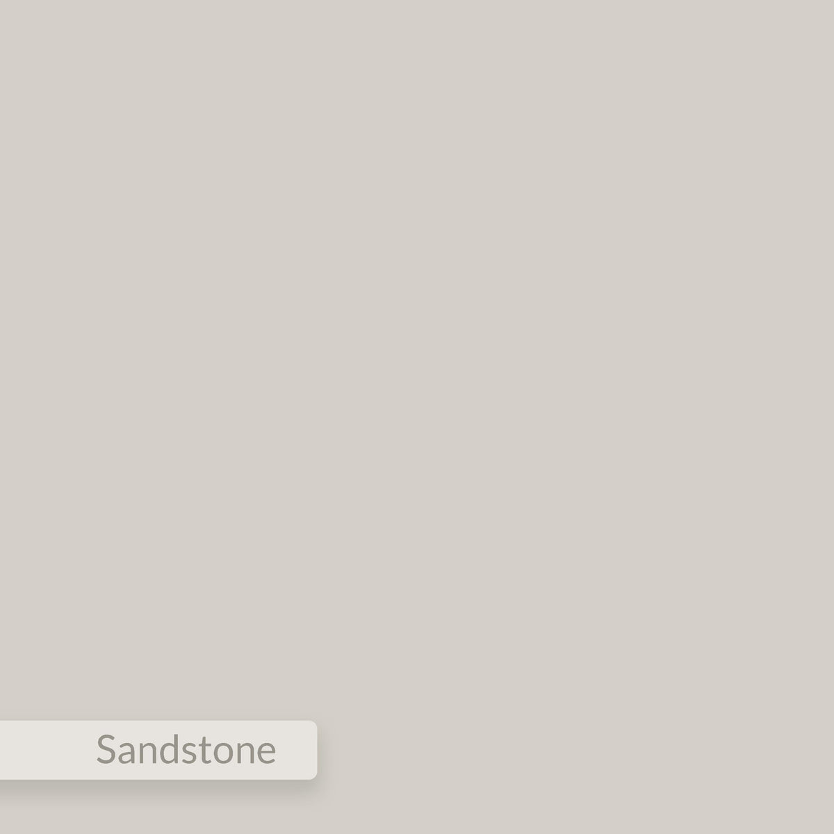 Wall-mounted nightstand in Sandstone finish, labeled Sandstone