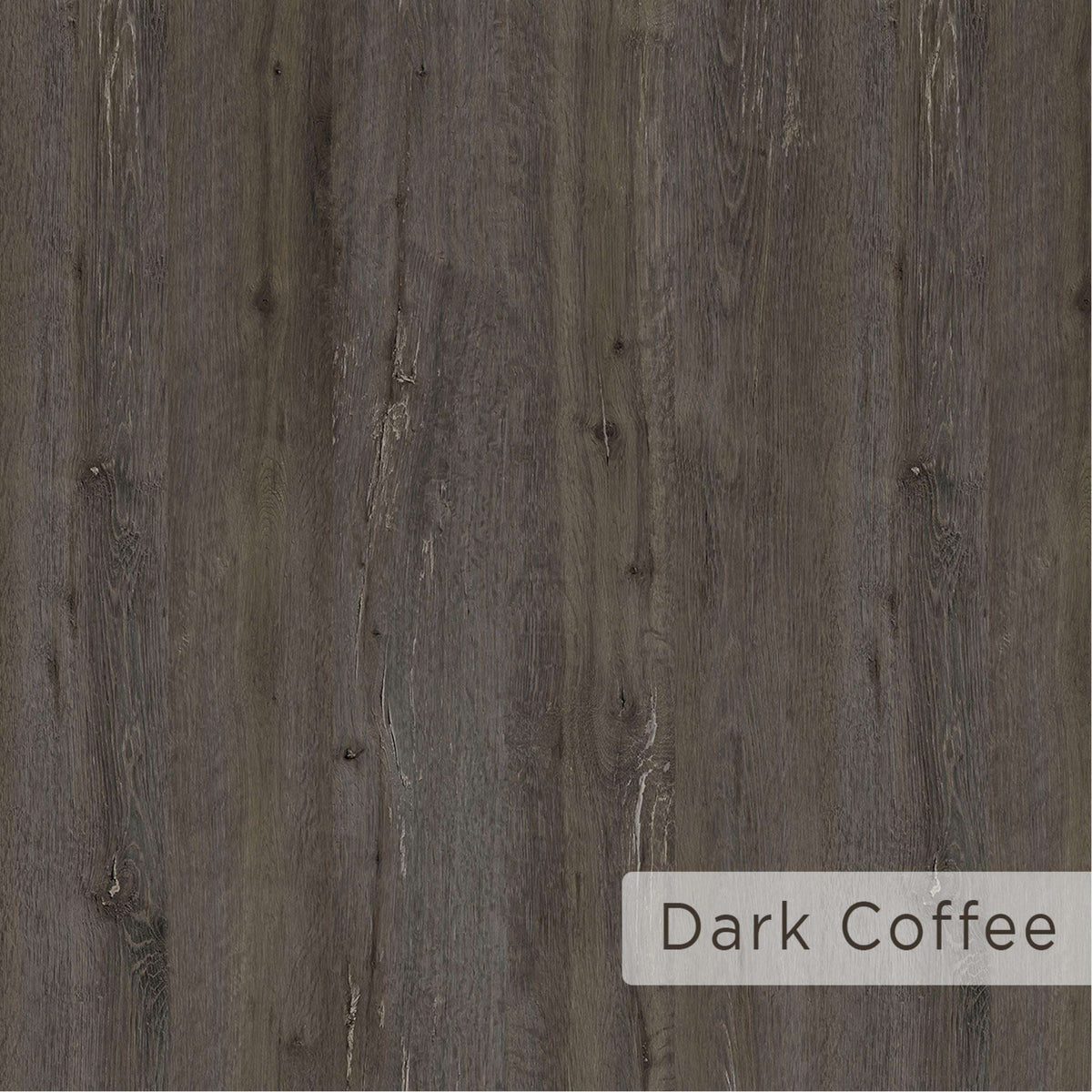 Dark coffee wood-look texture panel for the bookcase finish