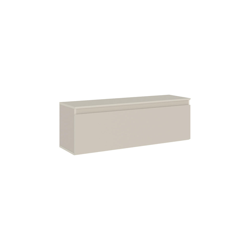 TV low board with storage, rectangular cabinet with one drawer front.