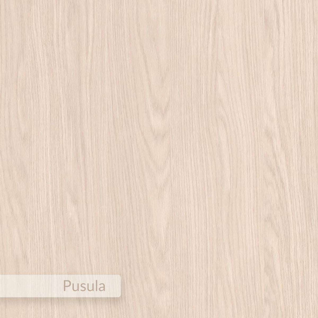 Light oak woodgrain panel close-up